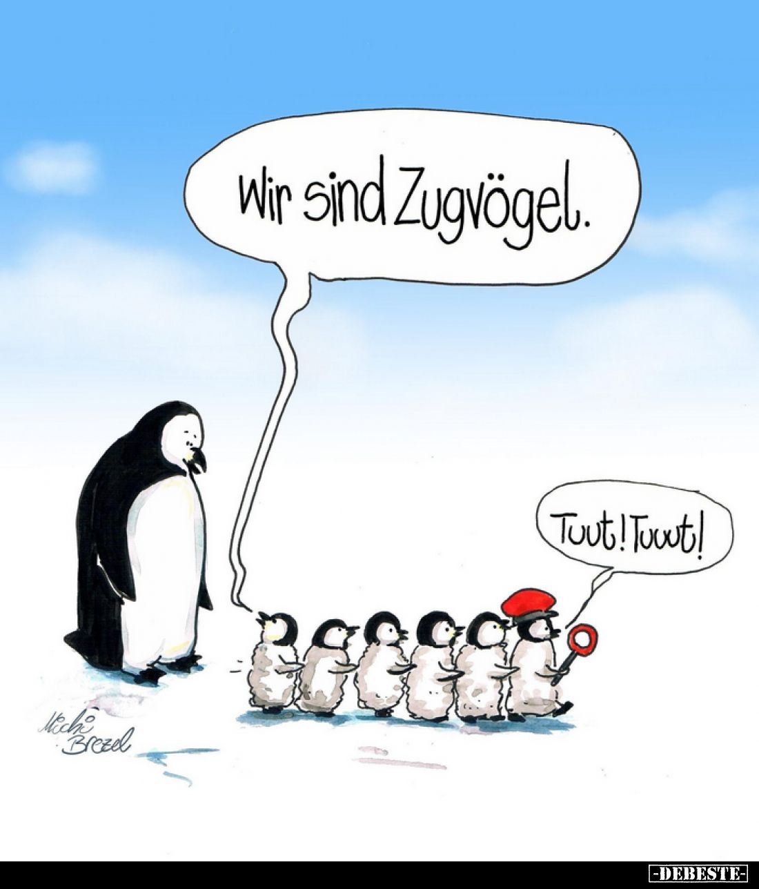 Wir sind Zugvögel. Tuut! Tuuut!.. - Lustige Bilder | DEBESTE.de