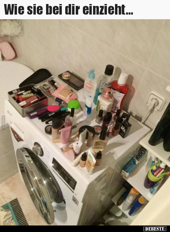 Wie sie bei dir einzieht