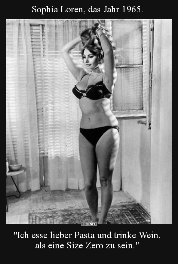 Sophia Loren, das Jahr 1965.