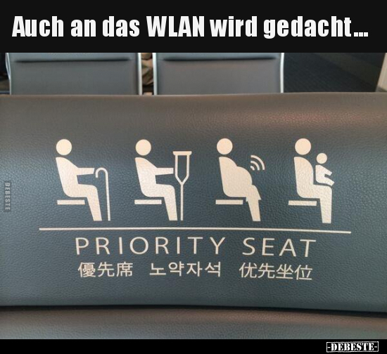 Auch an das WLAN wird gedacht... - Lustige Bilder | DEBESTE.de