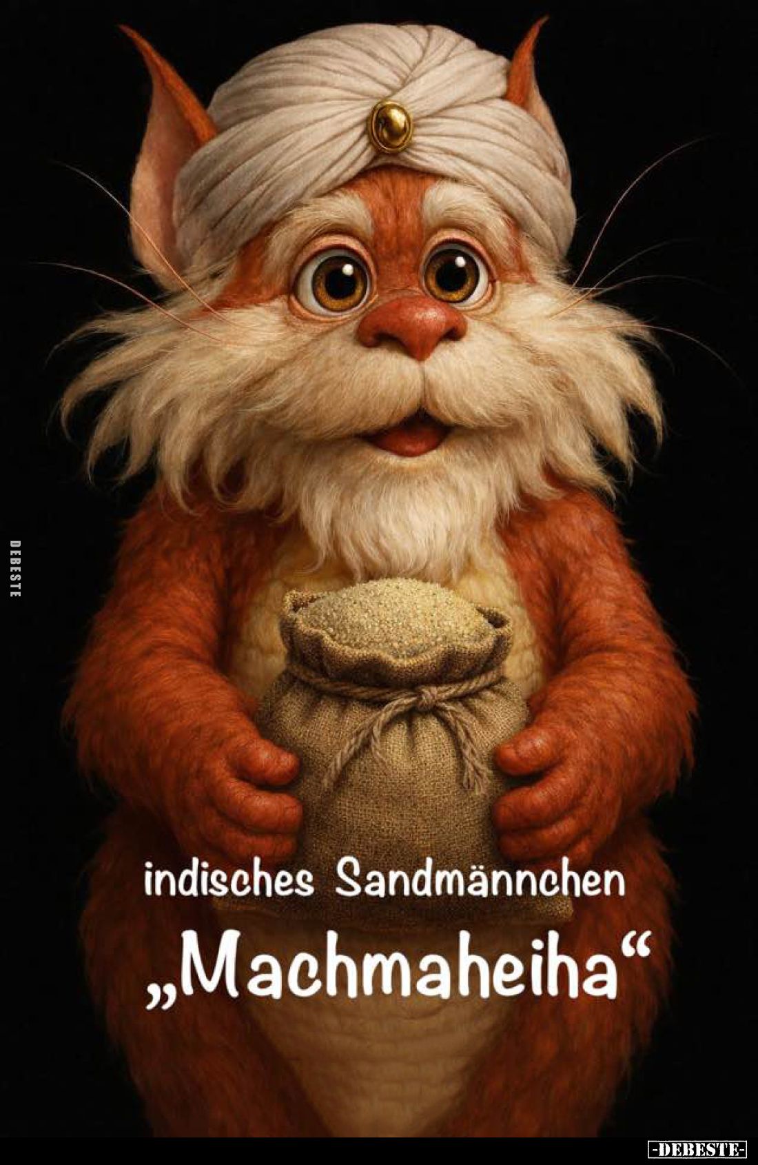 Indisches Sandmännchen
"Machmaheiha".