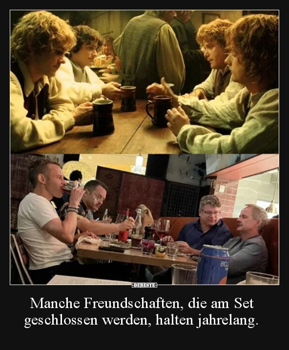 Manche Freundschaften, die am Set geschlossen werden.. - Lustige Bilder | DEBESTE.de