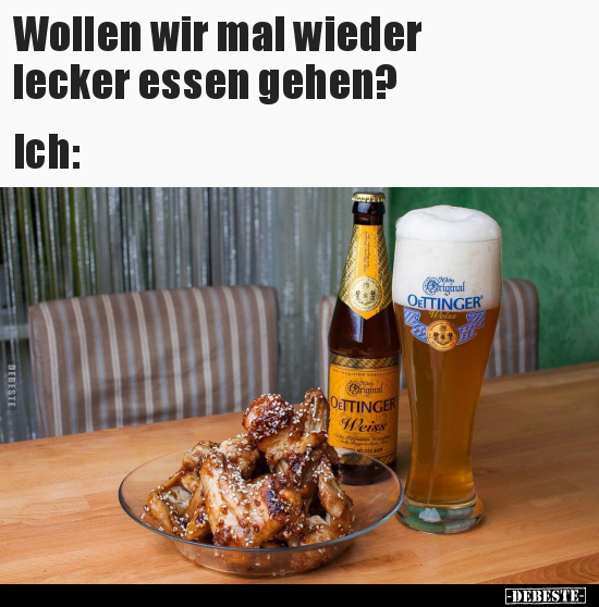 Wollen wir mal wieder lecker essen gehen?.. - Lustige Bilder | DEBESTE.de