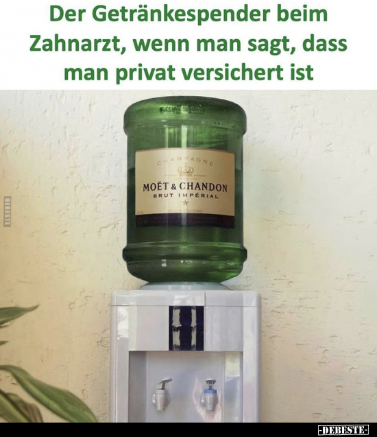 Der Getränkespender beim Zahnarzt, wenn man sagt, dass man.. - Lustige Bilder | DEBESTE.de