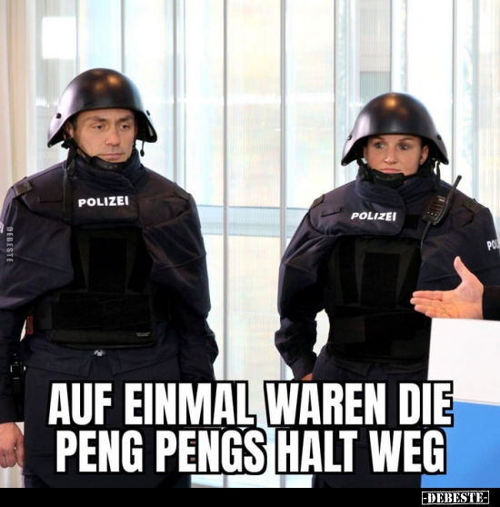 Auf einmal waren die Peng Pengs halt weg...