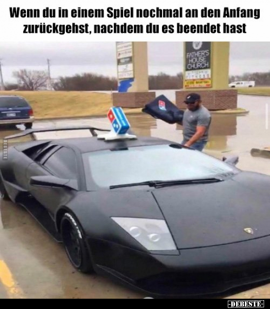 Wenn du in einem Spiel nochmal an den Anfang zurückgehst..