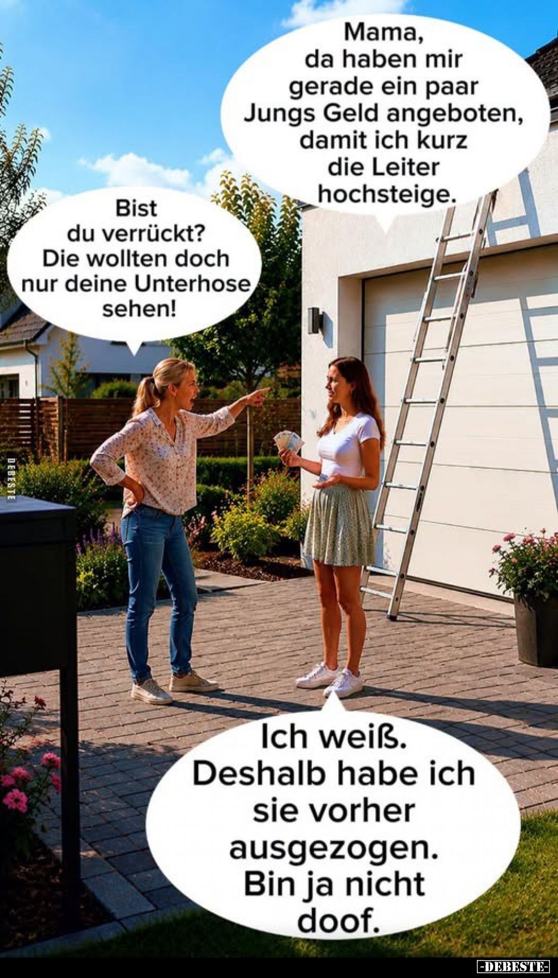 Mama, da haben mir gerade ein paar Jungs Geld angeboten.. - Lustige Bilder | DEBESTE.de