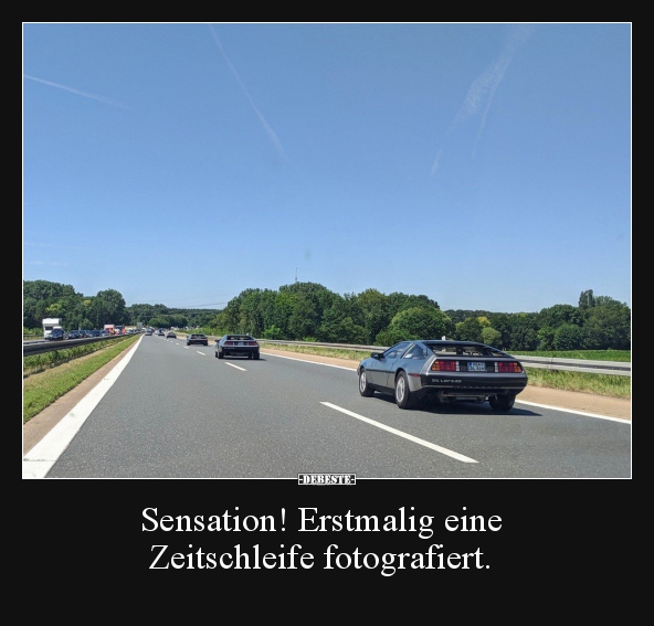 Sensation! Erstmalig eine  Zeitschleife fotografiert... - Lustige Bilder | DEBESTE.de