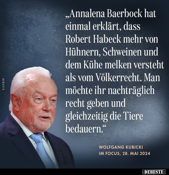 "Annalena Baerbock hat einmal erklärt, dass Robert Habeck.." - Lustige Bilder | DEBESTE.de