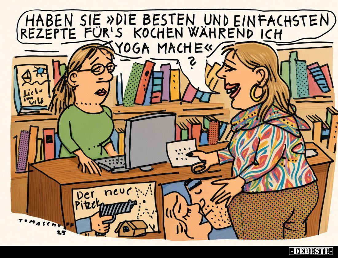 Haben sie die besten und einfachsten Rezepte für's Kochen während ich Yoga mache.