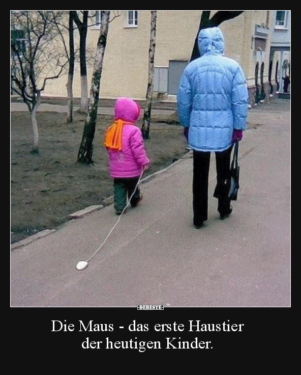 Die Maus - das erste Haustier der heutigen Kinder... - Lustige Bilder | DEBESTE.de