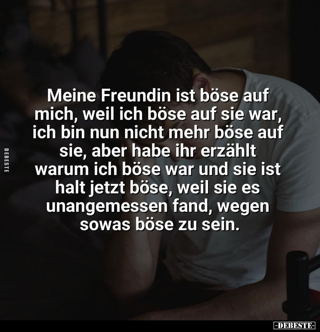 Meine Freundin ist böse auf mich, weil ich böse auf sie war, ich bin nun nicht mehr böse auf sie, aber habe ihr erzählt warum...