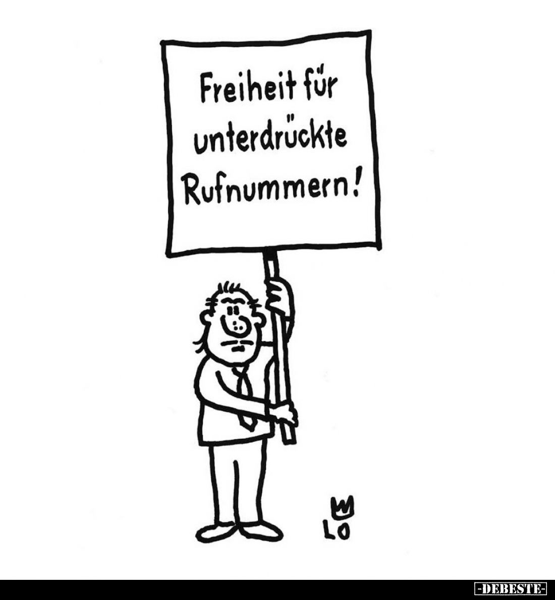 Freiheit für unterdrückte Rufnummern!
