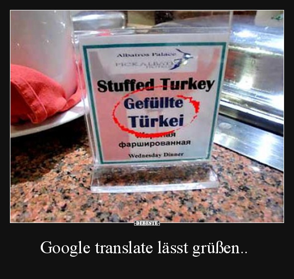 Google translate lässt grüßen.. - Lustige Bilder | DEBESTE.de