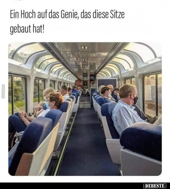 Ein Hoch auf das Genie, das diese Sitze gebaut hat!.. - Lustige Bilder | DEBESTE.de