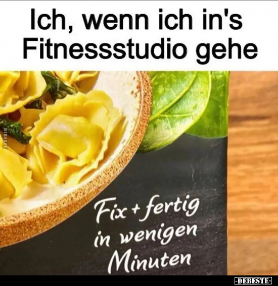 Ich, wenn ich in's Fitnessstudio gehe.. - Lustige Bilder | DEBESTE.de