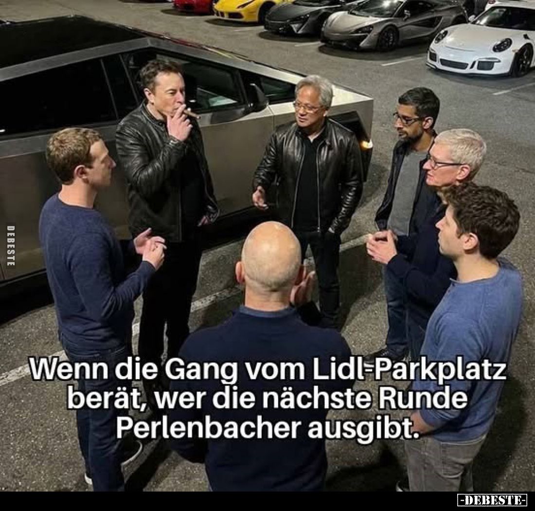 Wenn die Gang vom Lidl-Parkplatz berät.. - Lustige Bilder | DEBESTE.de