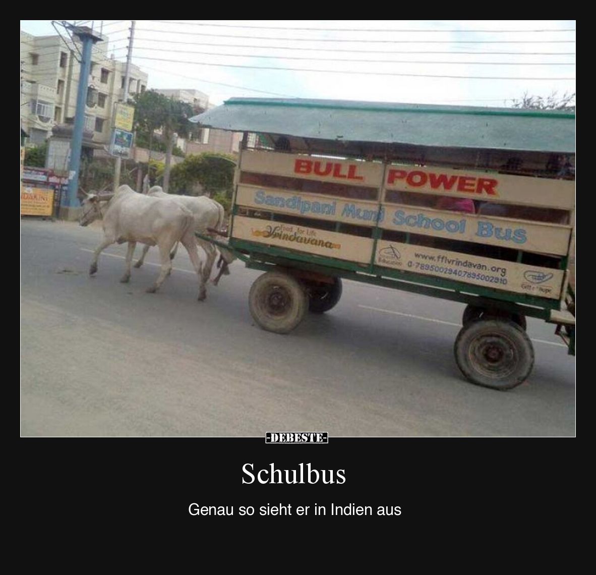 Schulbus... Genau so sieht er in Indien aus. - Lustige Bilder | DEBESTE.de