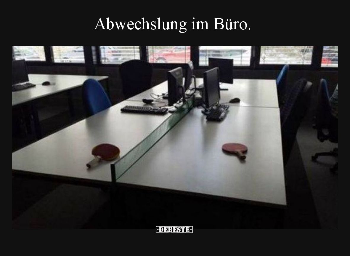 Abwechslung im Büro