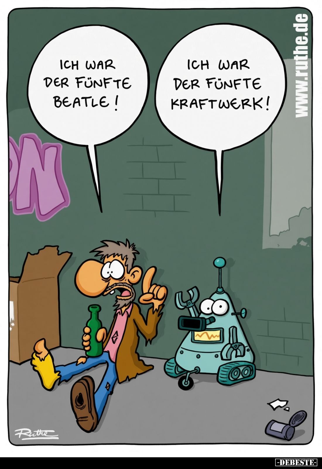 Ich war der fünfte Beatle! -
Ich war der fünfte Kraftwerk!