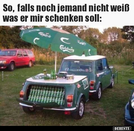 So, falls noch jemand nicht weiß was er mir schenken..