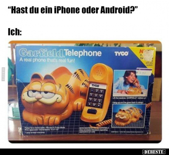 "Hast du ein iPhone oder Android?".. - Lustige Bilder | DEBESTE.de