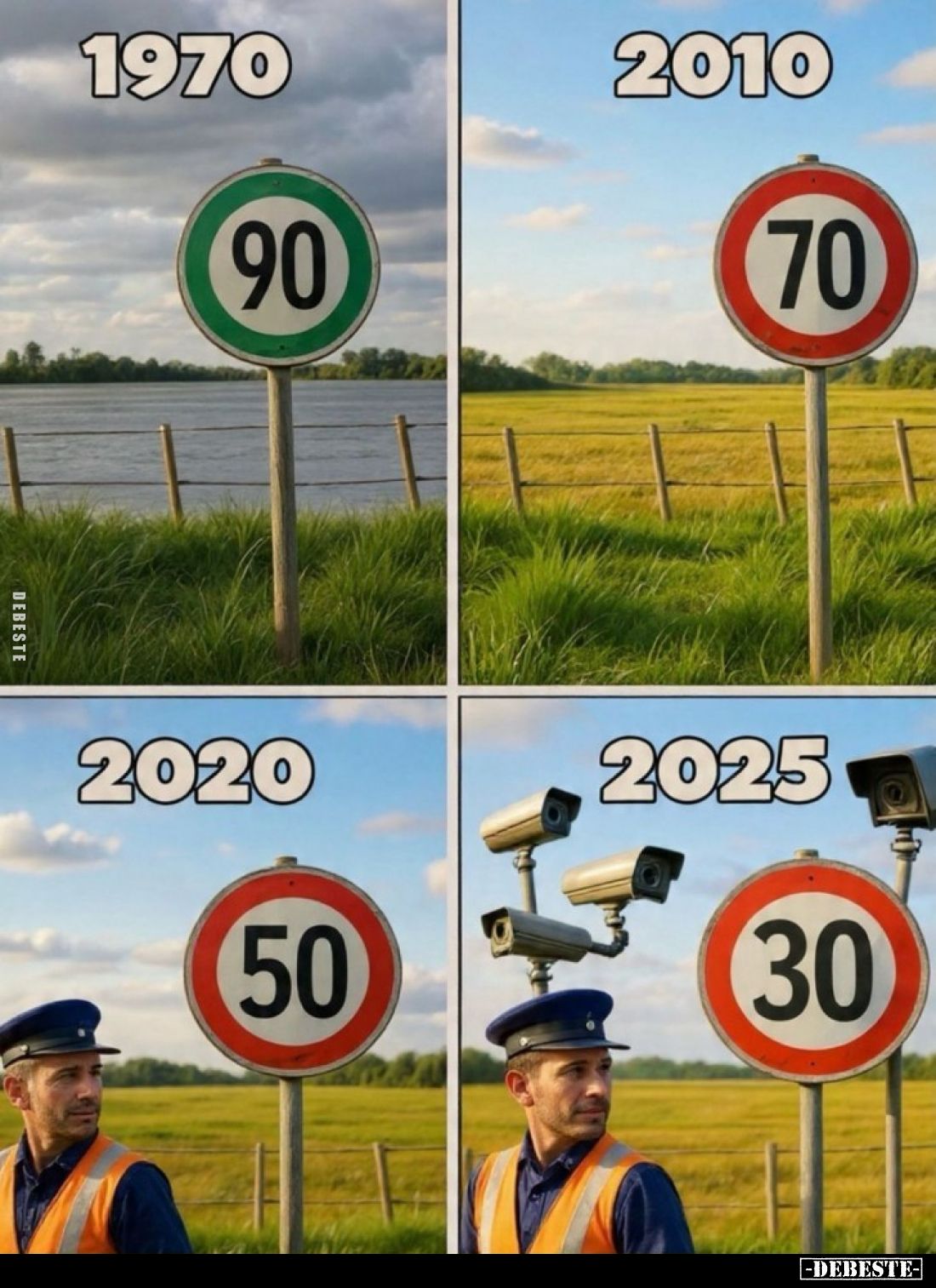1970 - 2010 - 2020 - 2025.
