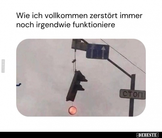 Wie ich vollkommen zerstört immer.. - Lustige Bilder | DEBESTE.de