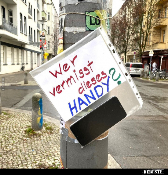 Wer vermisst dieses Handy?.. - Lustige Bilder | DEBESTE.de