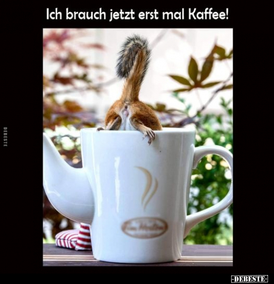 Ich brauch jetzt erst mal Kaffee!.. - Lustige Bilder | DEBESTE.de