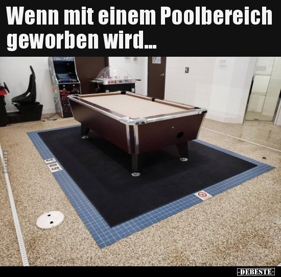 Wenn mit einem Poolbereich geworben wird... - Lustige Bilder | DEBESTE.de