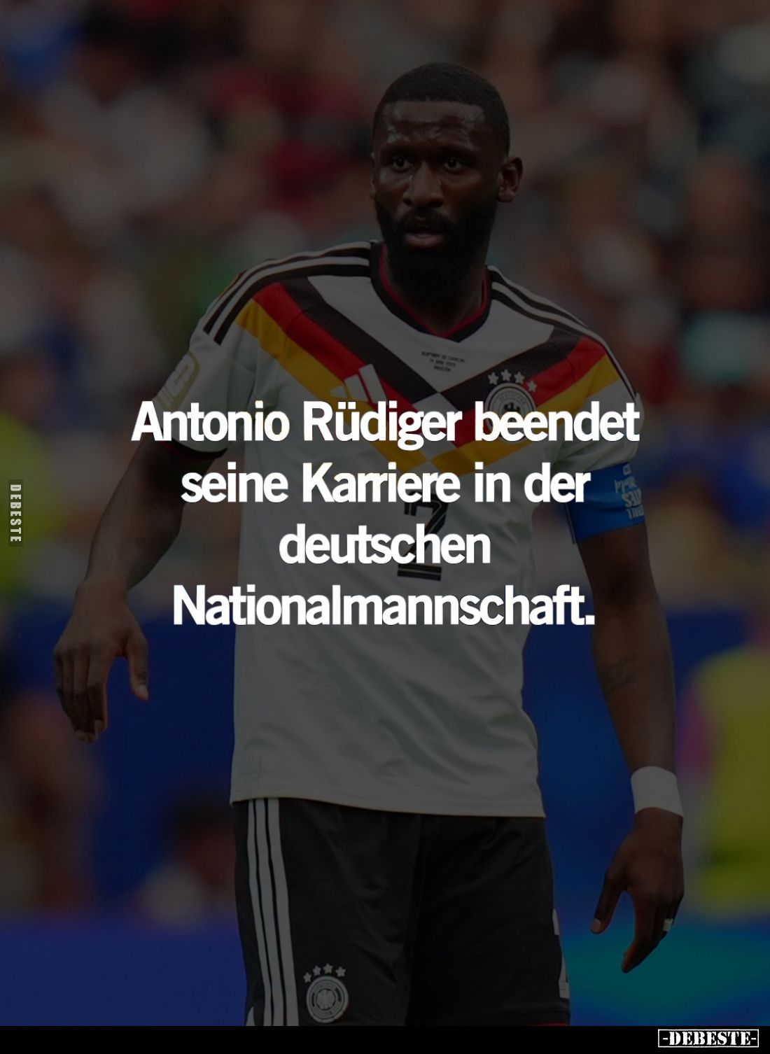 Antonio Rüdiger beendet seine Karriere in der deutschen Nationalmannschaft.