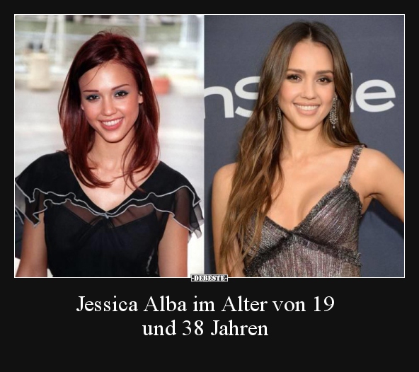 Jessica Alba im Alter von 19 und 38 Jahren.. - Lustige Bilder | DEBESTE.de