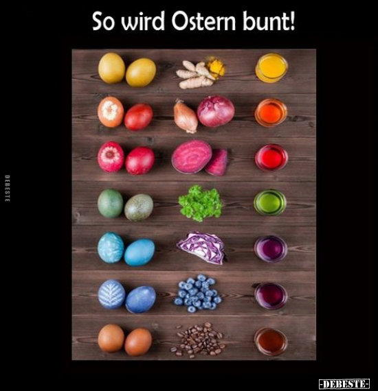 So wird Ostern bunt!.. - Lustige Bilder | DEBESTE.de