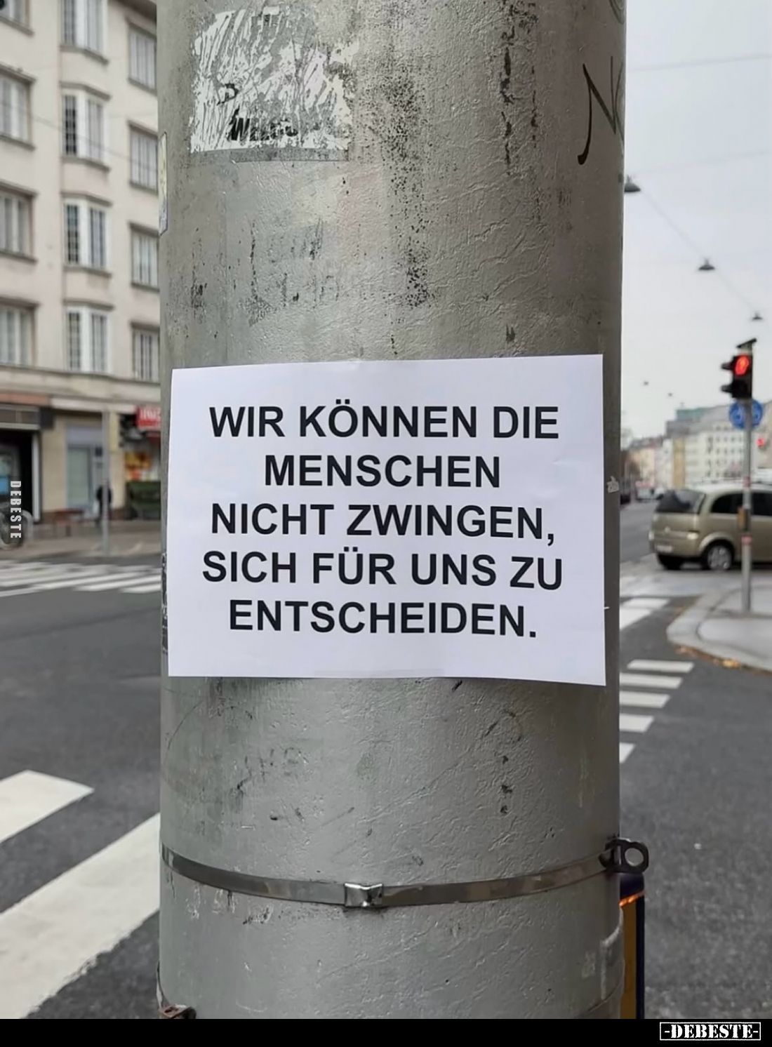 Wir können die Menschen nicht zwingen, sich für uns zu entscheiden.
