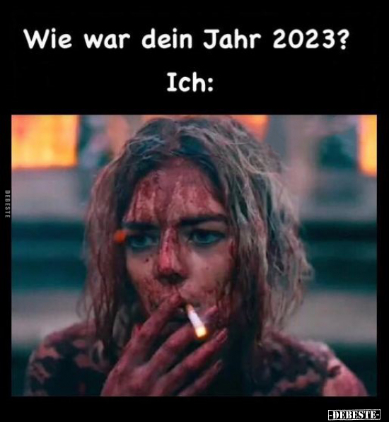 Wie war dein Jahr 2023?.. - Lustige Bilder | DEBESTE.de