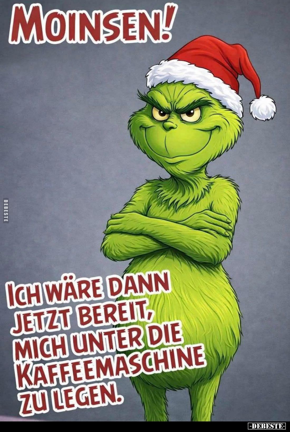 Moinsen!
Ich wäre dann jetzt bereit mich unter die Kaffeemaschine zu legen.