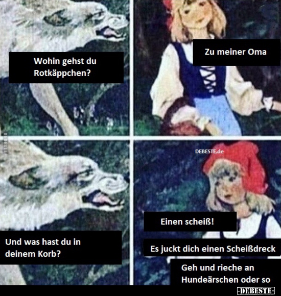 Wohin gehst du Rotkäppchen?..