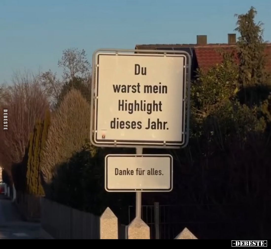 Du warst mein Highlight dieses Jahr.
Danke für alles.