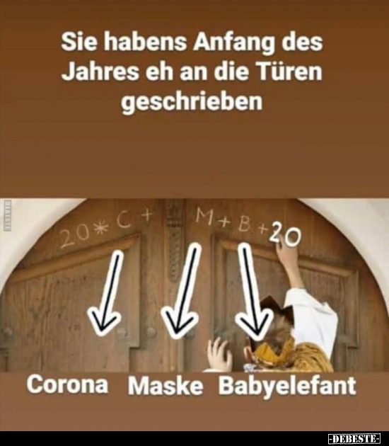 Sie habens Anfang des Jahres eh an die Türen..