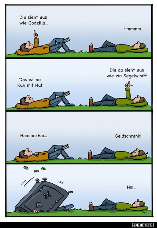 Die sieht aus wie Godzilla...