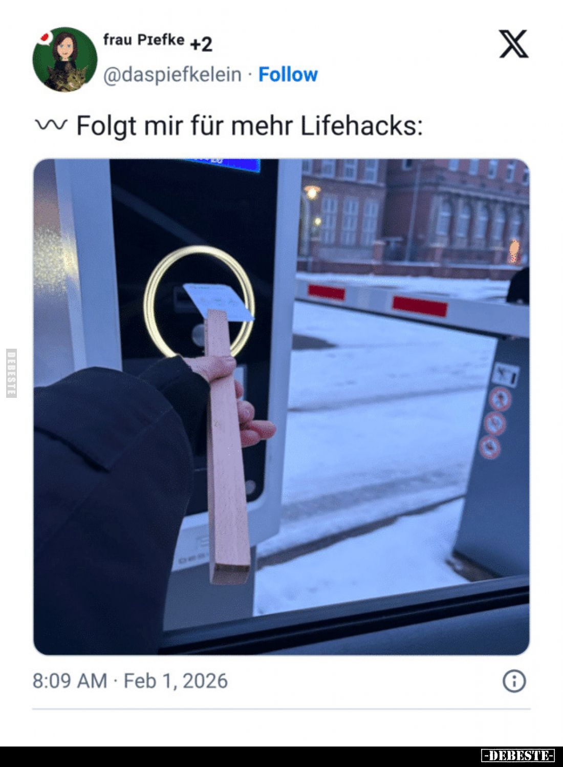 Folgt mir für mehr Lifehacks: