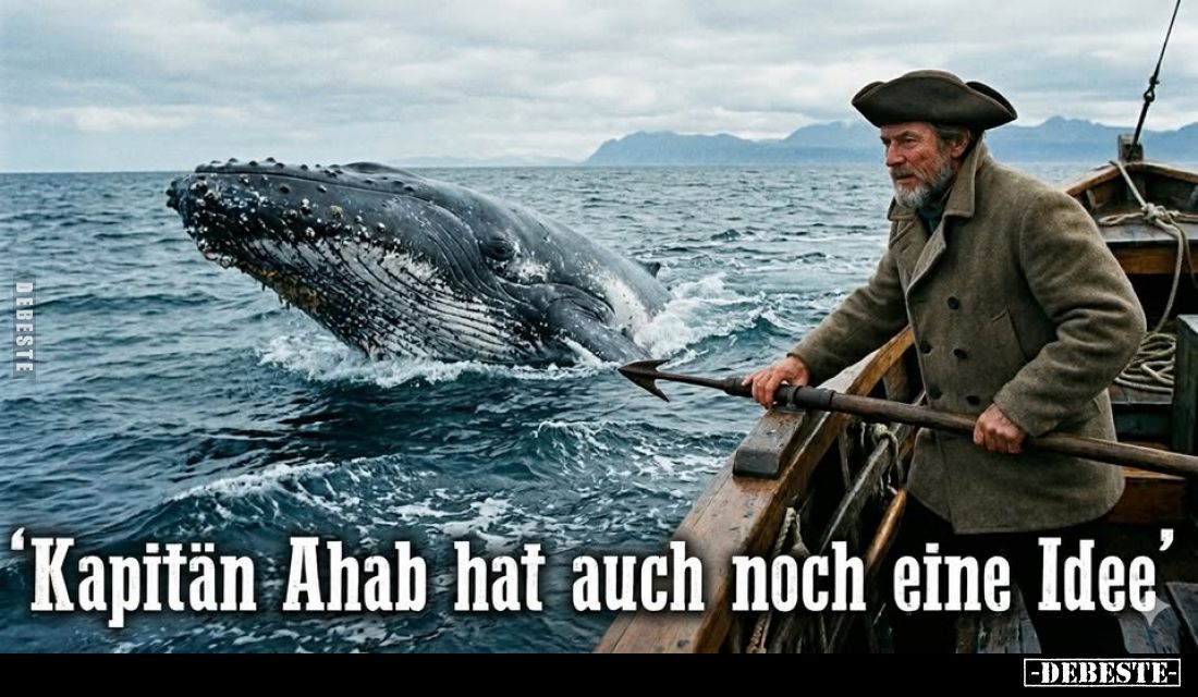 'Kapitän Ahab hat auch noch eine Idee'