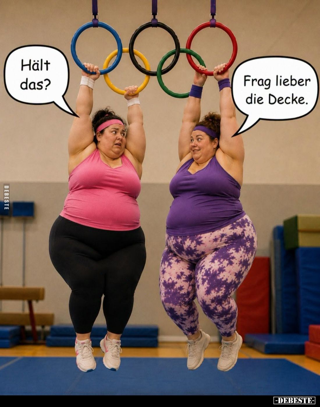 Hält das? -
Frag lieber die Decke.