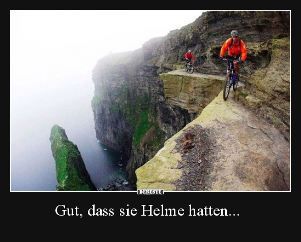 Gut, dass sie Helme hatten... - Lustige Bilder | DEBESTE.de