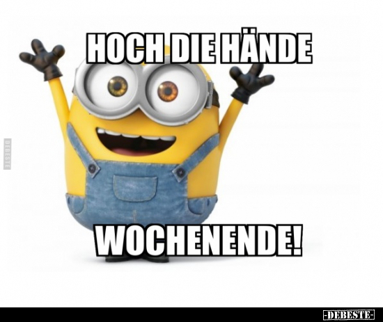 Hoch die Hände! Wochenende!.. - Lustige Bilder | DEBESTE.de