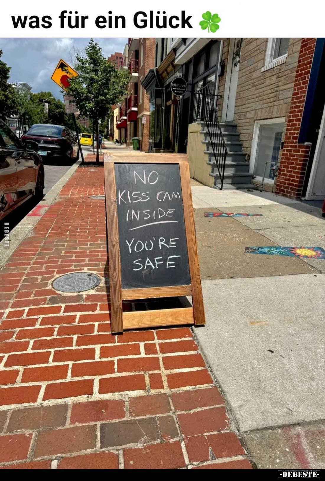 Was für ein Glück.