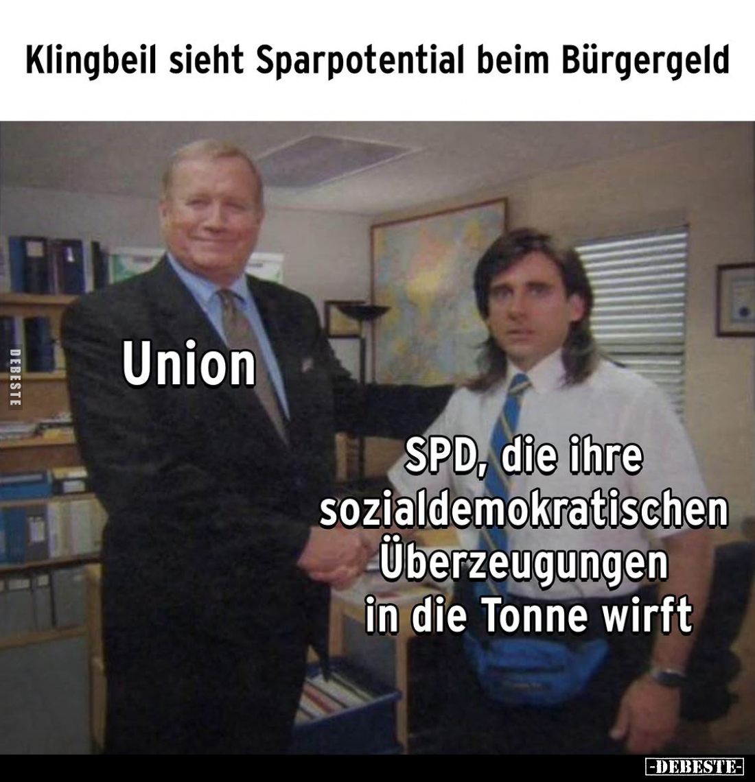 Klingbeil sieht Sparpotential beim Bürgergeld.