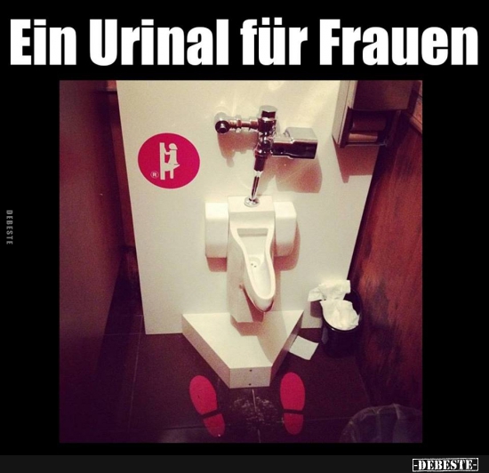 Ein Urinal für Frauen. - Lustige Bilder | DEBESTE.de