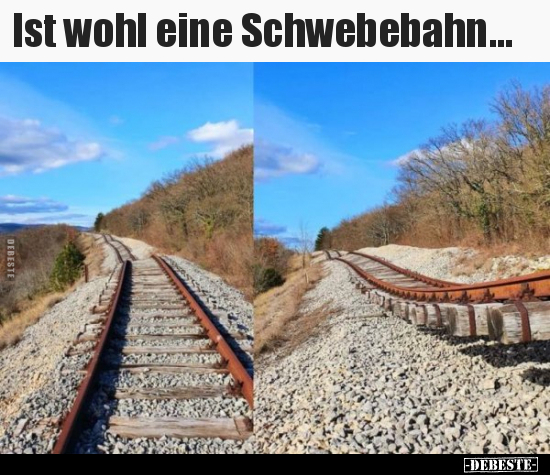 Ist wohl eine Schwebebahn...